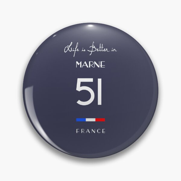 Item preview, Life is better in MARNE Number 51 Reims Grand Est France designed and sold by frenchsalsa.