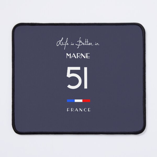 Item preview, Life is better in MARNE Number 51 Reims Grand Est France designed and sold by frenchsalsa.