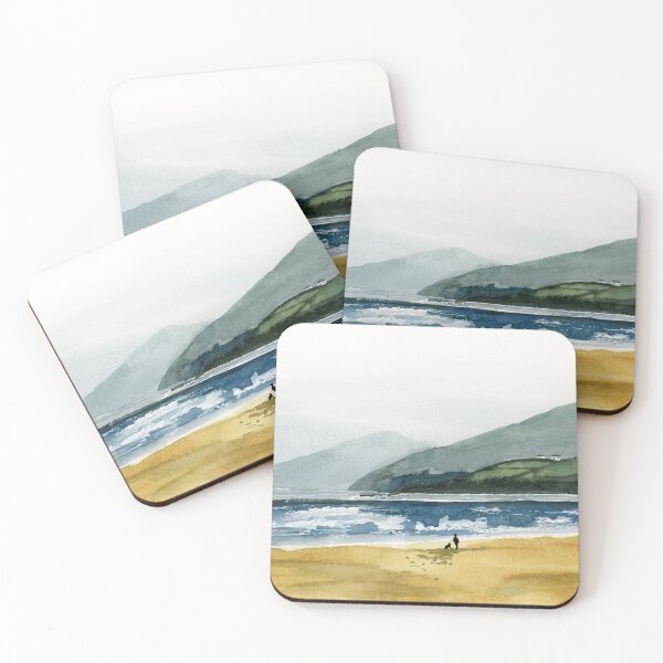 Item preview, Inch Beach, Ireland, Original Painting designed and sold by Art-By-Rosalind.