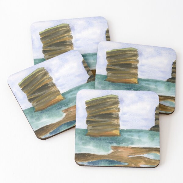 Item preview, Down Patrick Head, Ireland, Original Painting designed and sold by Art-By-Rosalind.