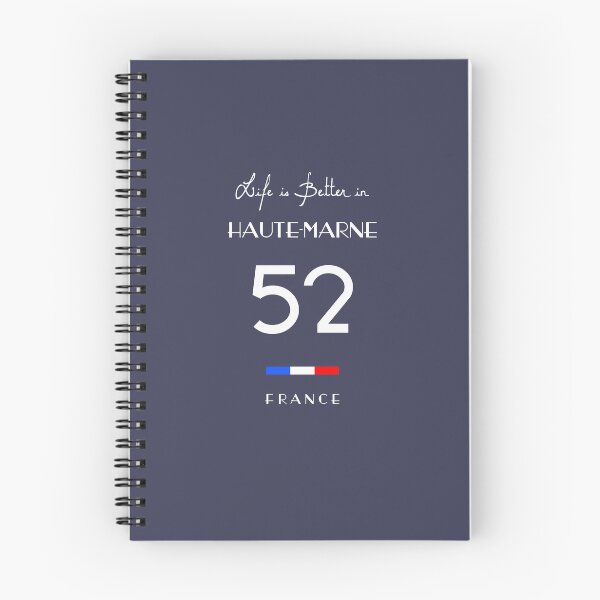 Item preview,  Life is better in HAUTE-MARNE Number 52 Grand Est France designed and sold by frenchsalsa.