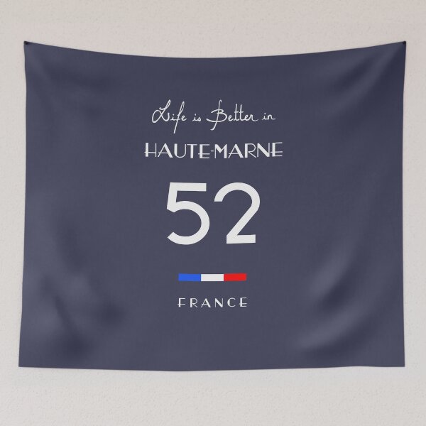 Item preview,  Life is better in HAUTE-MARNE Number 52 Grand Est France designed and sold by frenchsalsa.