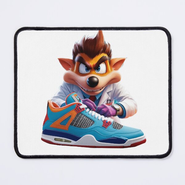 Item preview, a bandicoot crafting jordans retro 4 designed and sold by WearYoSneakers.