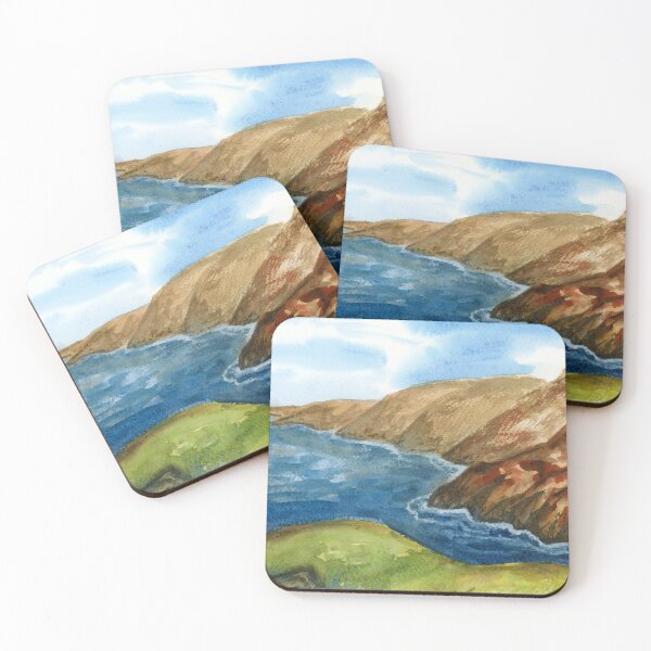Item preview, Slieve League Ireland Original Watercolour designed and sold by Art-By-Rosalind.