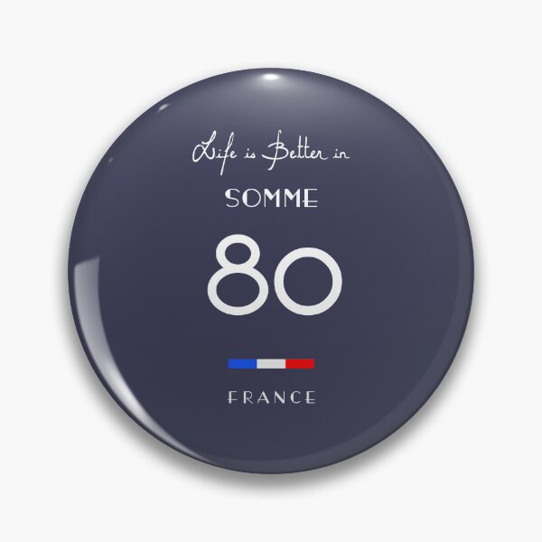 Item preview, Life is better in SOMME Number 80 Picardie Amiens France designed and sold by frenchsalsa.