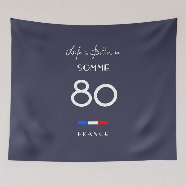Item preview, Life is better in SOMME Number 80 Picardie Amiens France designed and sold by frenchsalsa.
