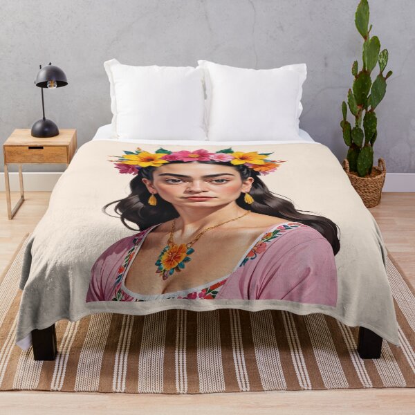Item preview,  Frida Kahlo-Tropical flowers  |  Frida kahlo art designed and sold by TeeARTHY.