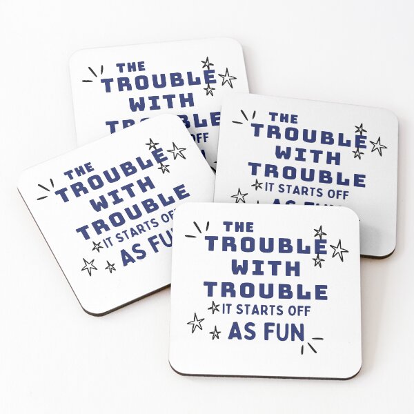 Item preview, The Trouble with Trouble it starts off as fun designed and sold by FitEnvy.