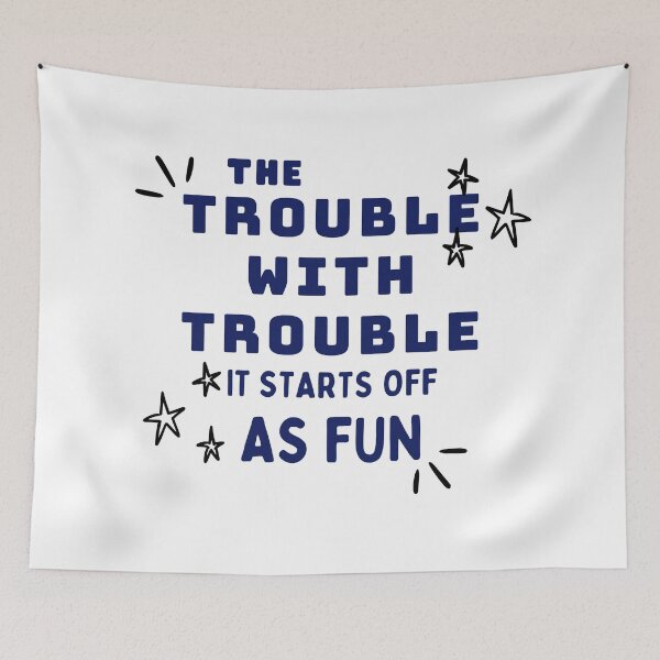 Item preview, The Trouble with Trouble it starts off as fun designed and sold by FitEnvy.