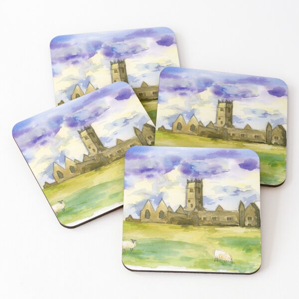 Item preview, Ross Errilly Friary, Galway Ireland Original Watercolour designed and sold by Art-By-Rosalind.