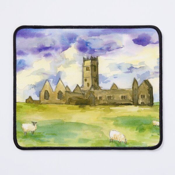 Item preview, Ross Errilly Friary, Galway Ireland Original Watercolour designed and sold by Art-By-Rosalind.