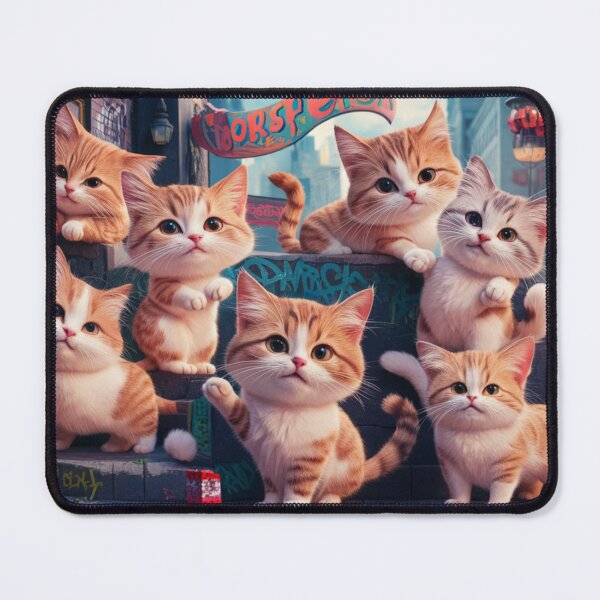Item preview, Cute street cats designed and sold by cu-animals-te.