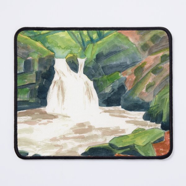 Item preview, Mullinhassig waterfall, Cork Ireland Original Watercolour designed and sold by Art-By-Rosalind.