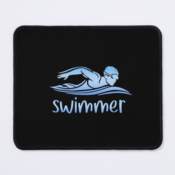 Item preview, Elegant black Blue swimmer ,Swim Swimming Pool dive sport designed and sold by SOUFIANE1991.
