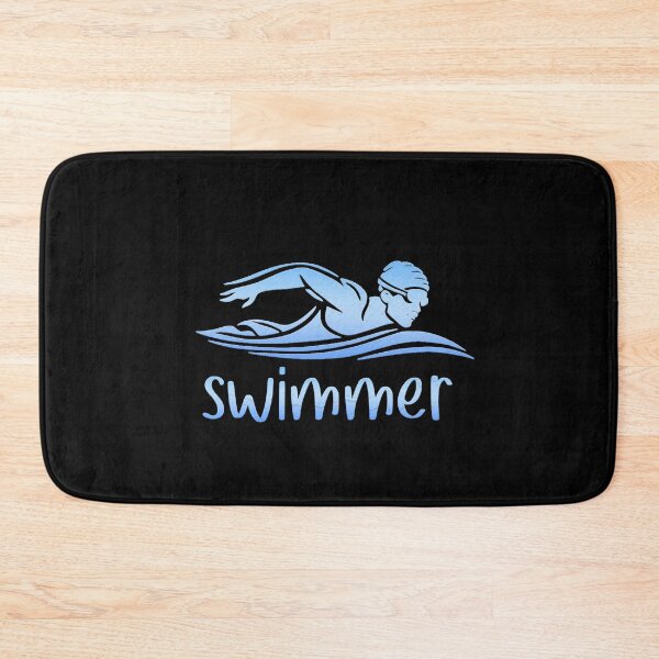 Item preview, Elegant black Blue swimmer ,Swim Swimming Pool dive sport  designed and sold by SOUFIANE1991.