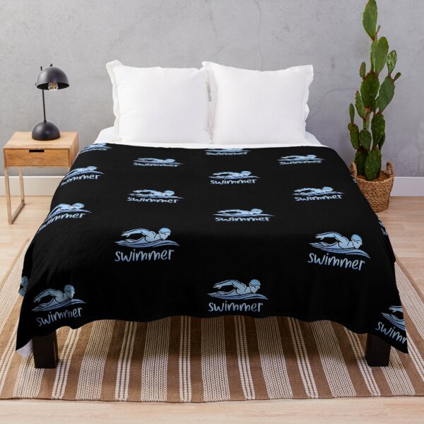 Item preview, Elegant black Blue swimmer ,Swim Swimming Pool dive sport  designed and sold by SOUFIANE1991.