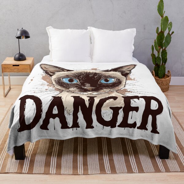 Item preview, Dangerous Siamese Cat designed and sold by Liededrom..