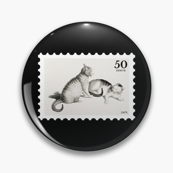 Item preview, Vintage Cats stamp designed and sold by RabbitK.