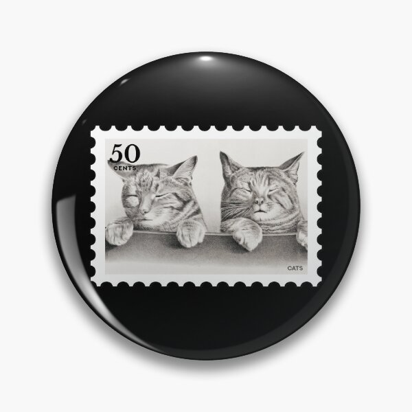 Item preview, Vintage Cats stamp designed and sold by RabbitK.