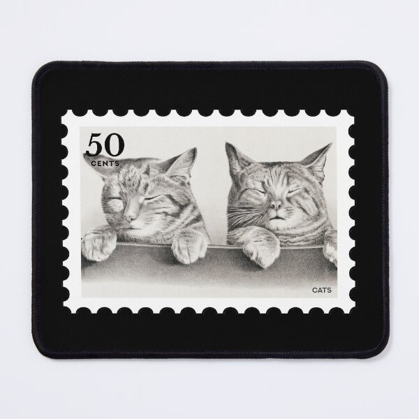 Item preview, Vintage Cats stamp designed and sold by RabbitK.