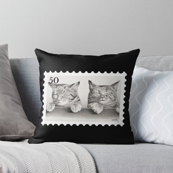 Item preview, Vintage Cats stamp designed and sold by RabbitK.