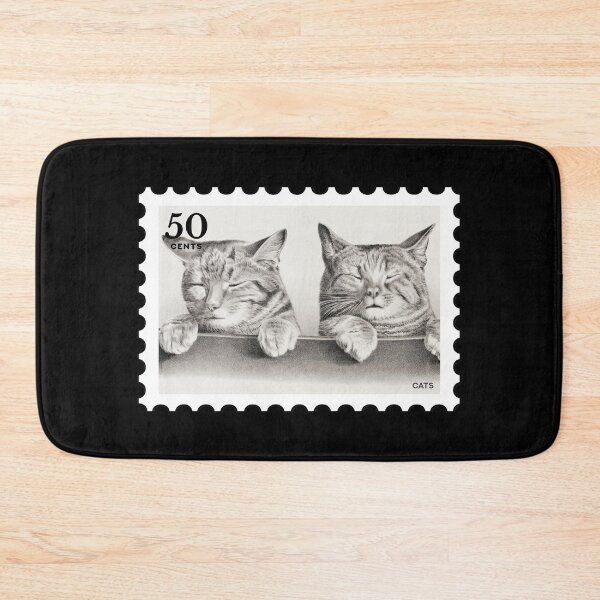 Item preview, Vintage Cats stamp designed and sold by RabbitK.