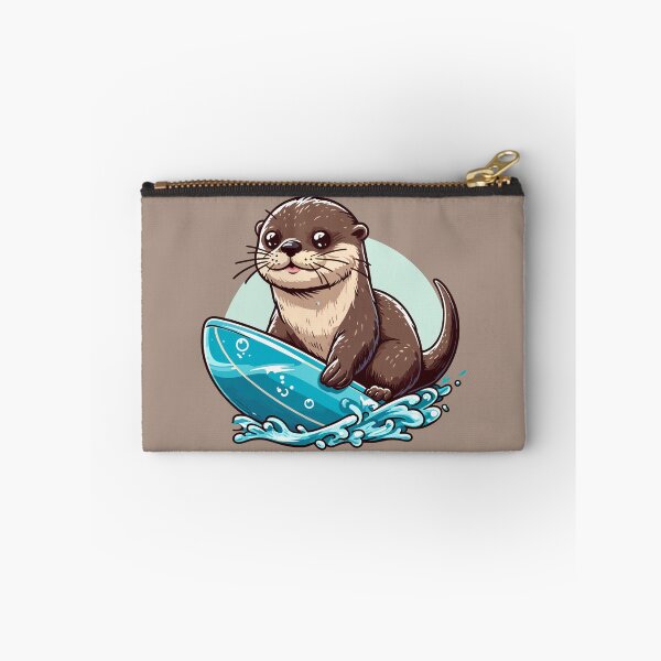 Item preview, Cute Surfing Otter designed and sold by Coffee Lifestyle.