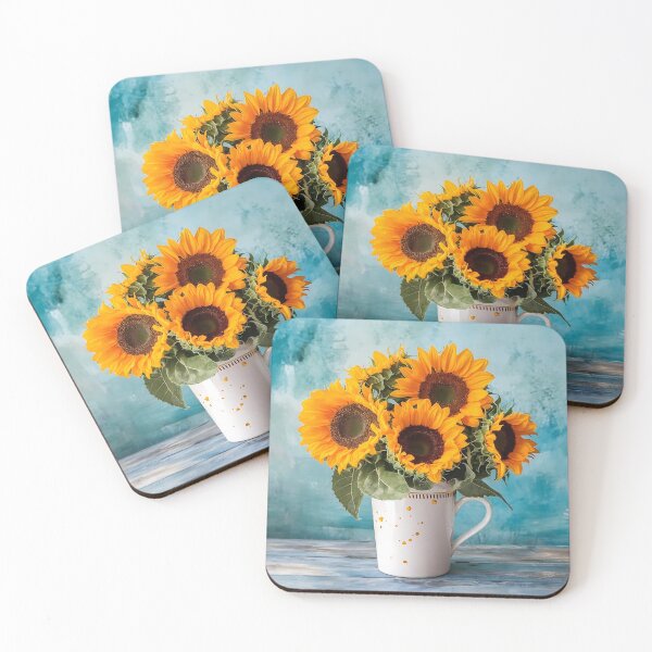 Item preview, Sun Flower Bouquet of Yellow Sunflowers  designed and sold by WildPalette-Art.