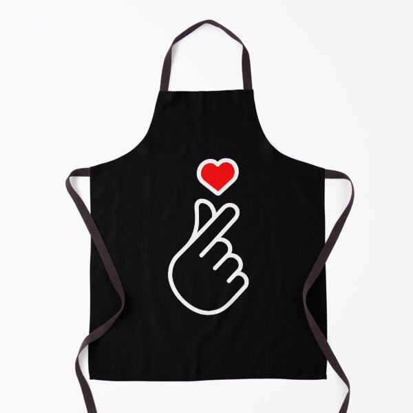 Item preview, White finger heart designed and sold by Eoponest.