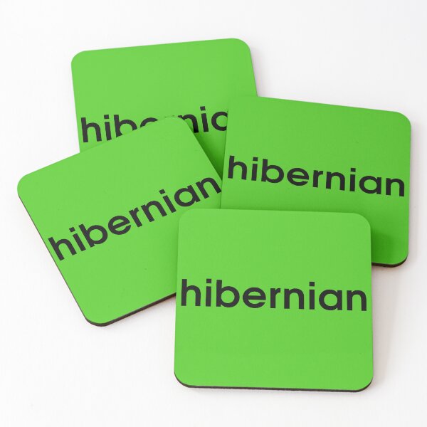 Item preview, Black Hibernian, classic 80s Edinburgh, Green White, Scottish, Hibs designed and sold by ModSupporters.