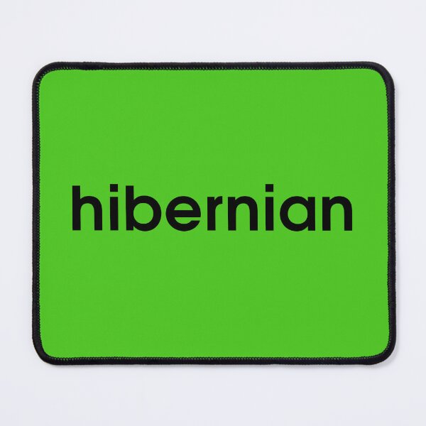 Item preview, Black Hibernian, classic 80s Edinburgh, Green White, Scottish, Hibs designed and sold by ModSupporters.