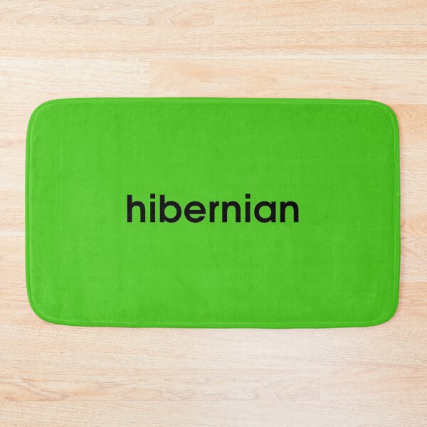 Item preview, Black Hibernian, classic 80s Edinburgh, Green White, Scottish, Hibs designed and sold by ModSupporters.