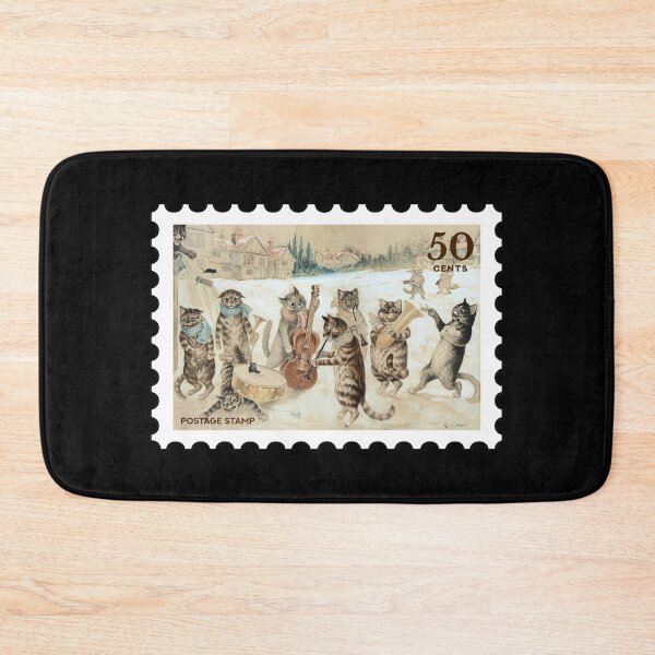 Item preview, Vintage Cat Art stamp designed and sold by RabbitK.