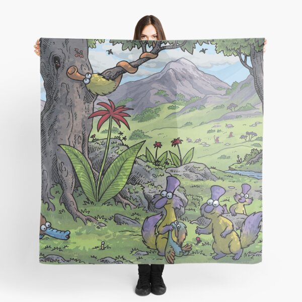 Zigzanthium Mountain Panorama Scarf