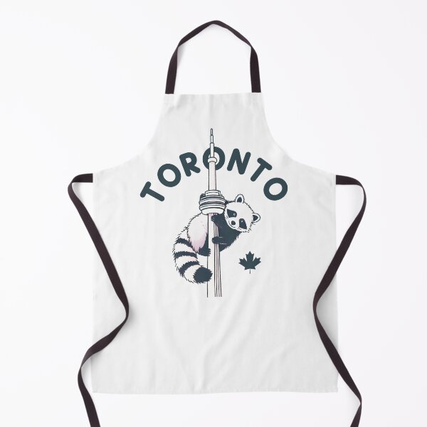 Item preview, Toronto Raccoon Climbing CN Tower Skyline designed and sold by HowToCanadian.