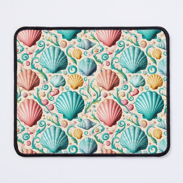 Item preview, Kawaii Seashells Pattern designed and sold by Patternliss.
