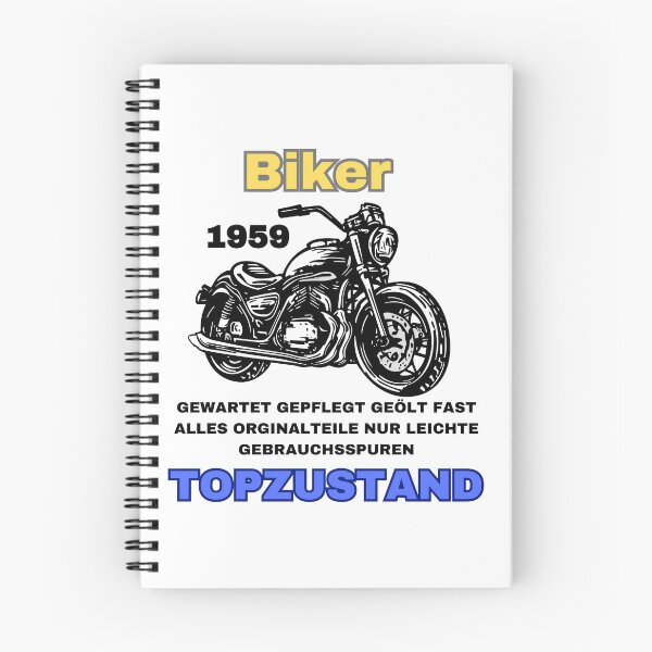Item preview, 65th Birthday Motorcyclist 65 Years 1959 Biker Motorcycle Retro designed and sold by ELK20.