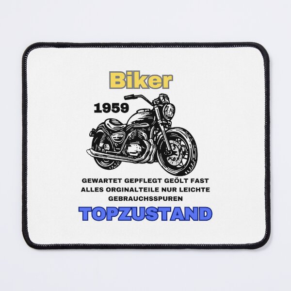 Item preview, 65th Birthday Motorcyclist 65 Years 1959 Biker Motorcycle Retro designed and sold by ELK20.