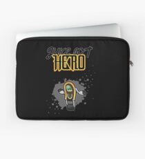 Juke Bot Hero - Splatter background Laptop Sleeve