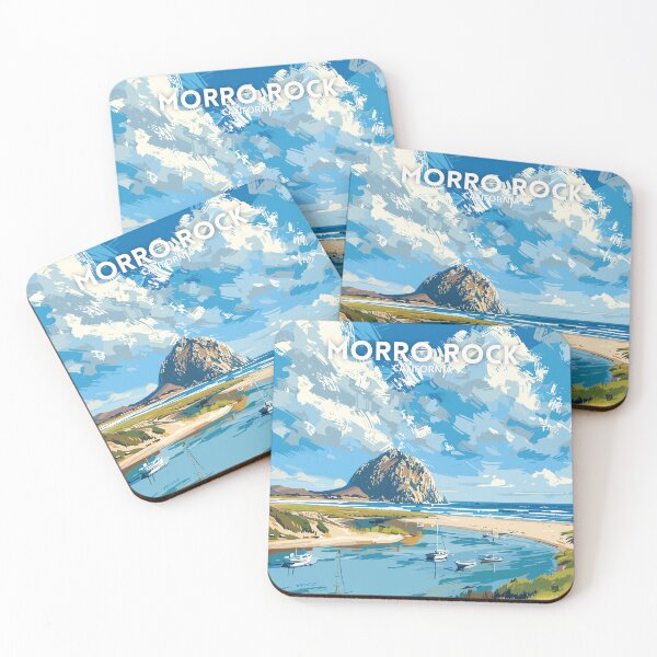 Item preview, Morro Rock California - United States - Travel Art designed and sold by Marciolini.