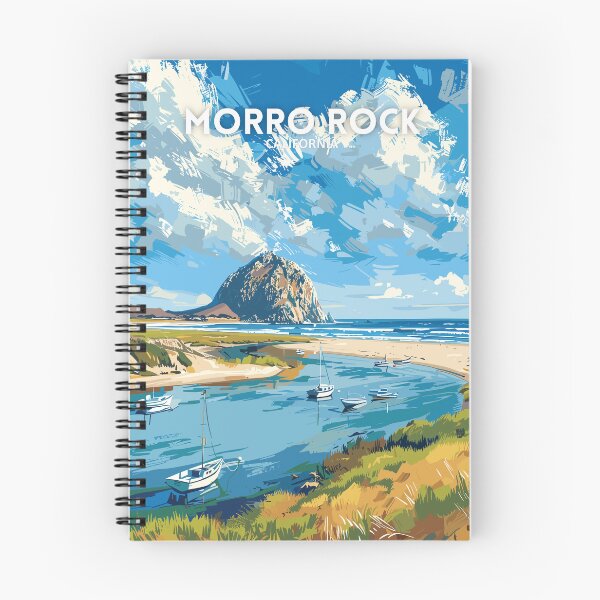 Item preview, Morro Rock California - United States - Travel Art designed and sold by Marciolini.
