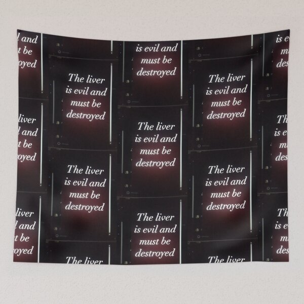 Item preview, the liver is evil and must be destroyed designed and sold by freekief00l.