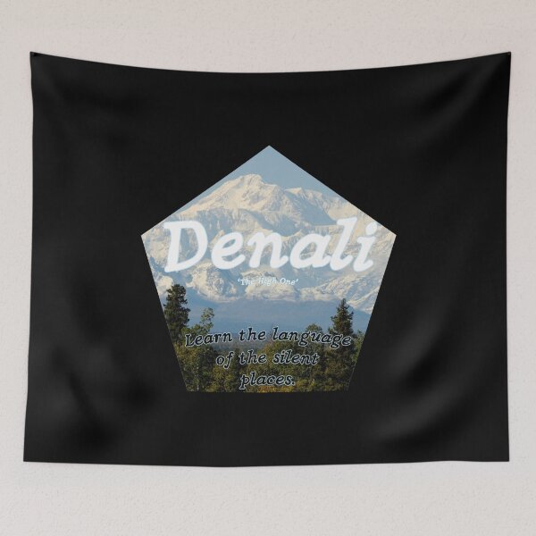 Item preview, Denali (White w/ Black) designed and sold by Kid Wits Ink  "Wise enough to leave a lasting impression!".