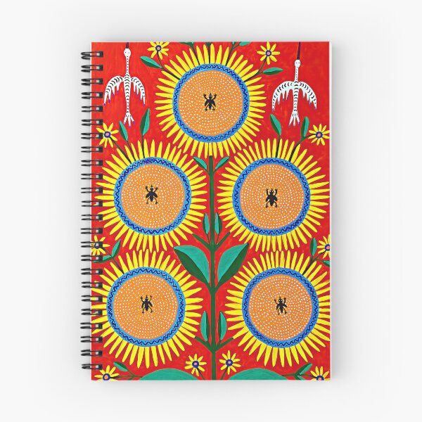Item preview, Maria Prymachenko, Sunflower with Bees, Famous Ukrainian Artist, Ukrainian Print, Ukrainian Folk Art designed and sold by Artistic Gift Print.