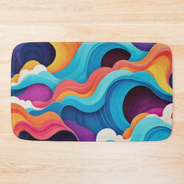 Item preview, Beautiful colorful sea waves designed and sold by Thai Vibe Studio.
