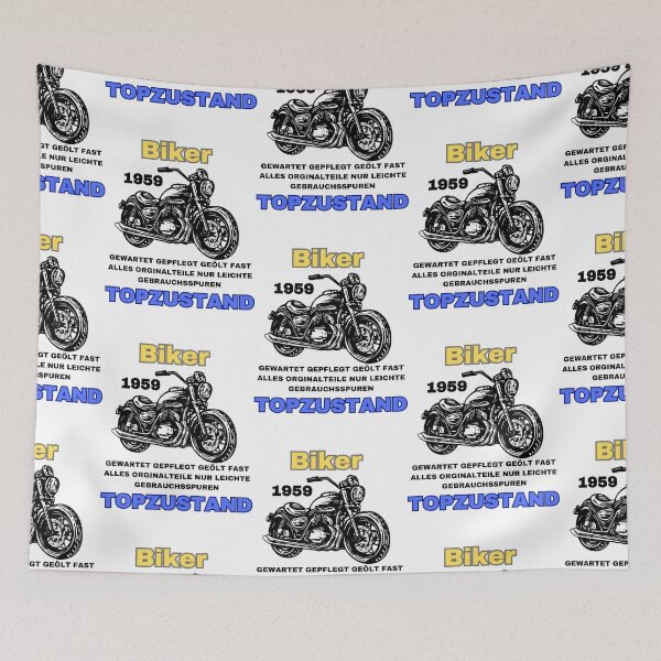 Item preview, 65th Birthday Motorcyclist 65 Years 1959 Biker Motorcycle Retro designed and sold by ELK20.