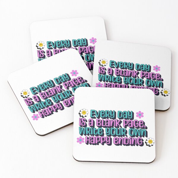 Item preview, Everyday is a blank page, Write Your own Happy ending designed and sold by FitEnvy.