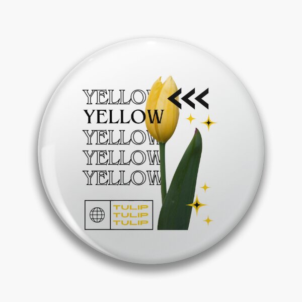 Item preview, Yellow Flower with Black Text  designed and sold by AveryZi.