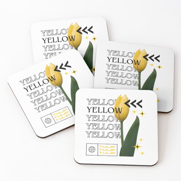 Item preview, Yellow Flower with Black Text  designed and sold by AveryZi.