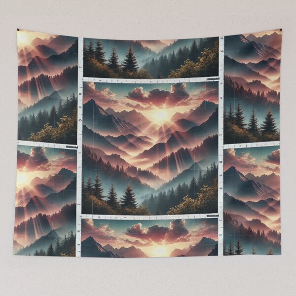 Item preview, Majestic Mountain Sunrise designed and sold by WildVista.